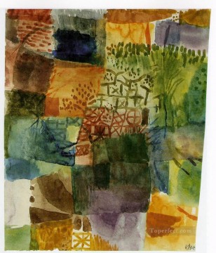  14 Obras - Recuerdo de un jardín 1914 Expresionismo Bauhaus Surrealismo Paul Klee